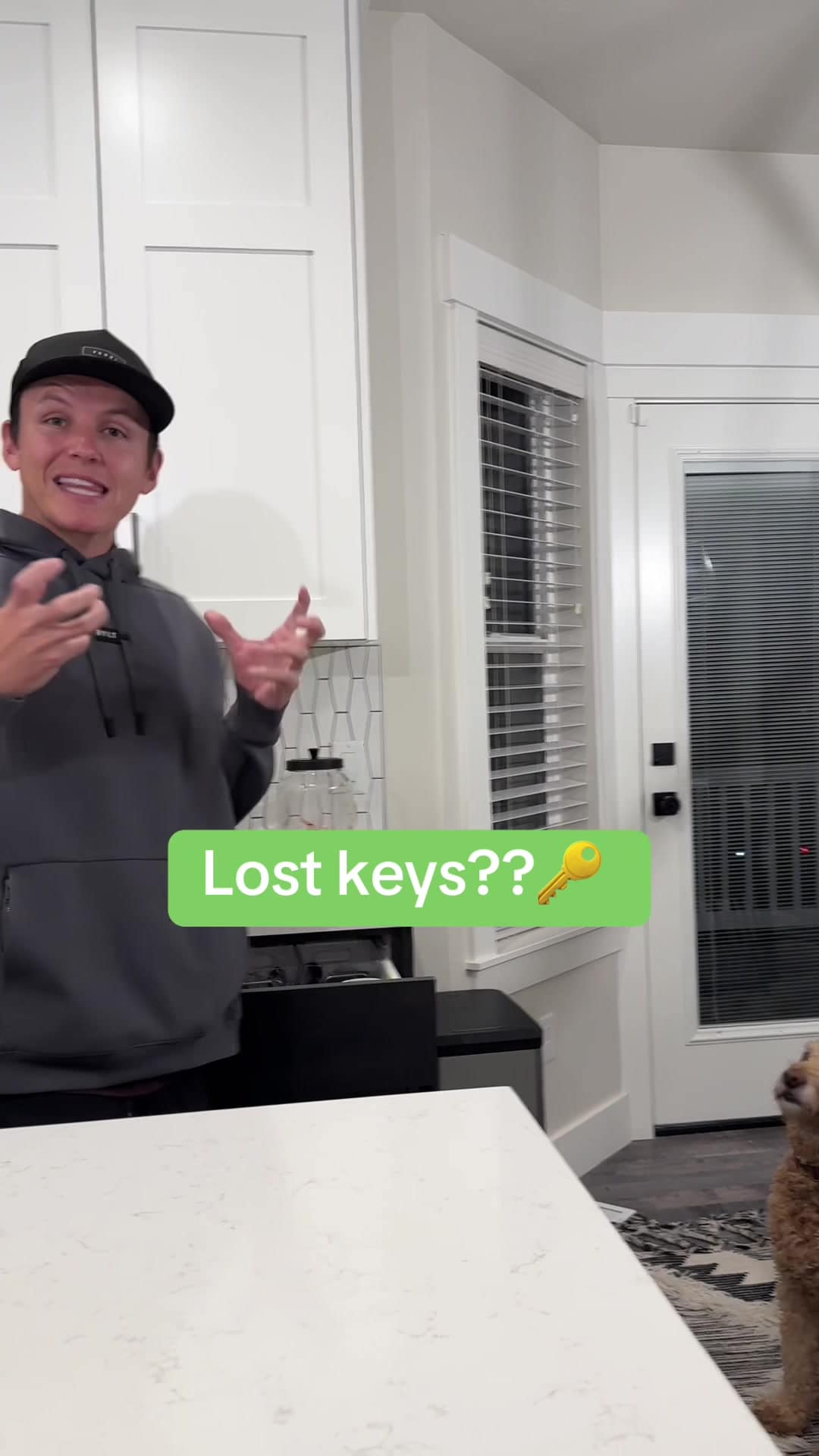 Opening frame of @trevinpeterson's Bluetooth Key Finder Tags TikTok video